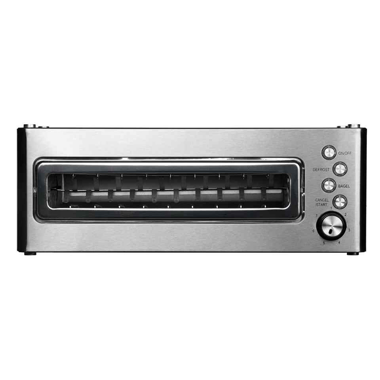 Glass Visible Window Electric Automatic Pop-up 2 Slice Bagel Toaster Oven Machine