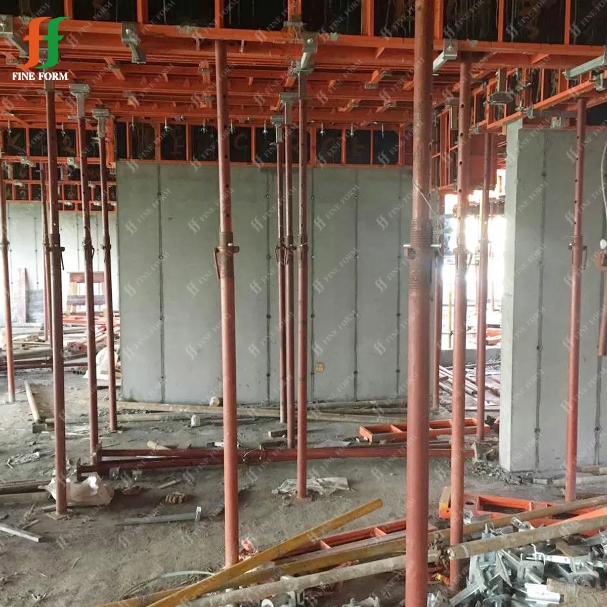 Q235 Concrete Construction Slab Formwork Jacks Metal Heavy Duty Steel Prop Scaffolding Shoring Adjustment Telescopic Props