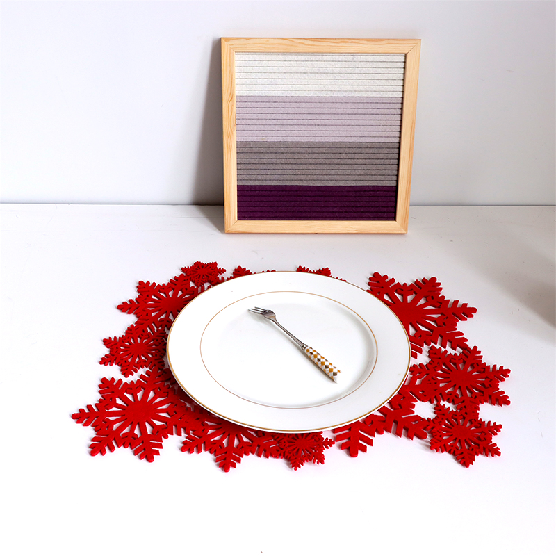Durable Use Heat Resistant Coaster Place Mat Felt Placemat Kitchen Gadgets Made in China