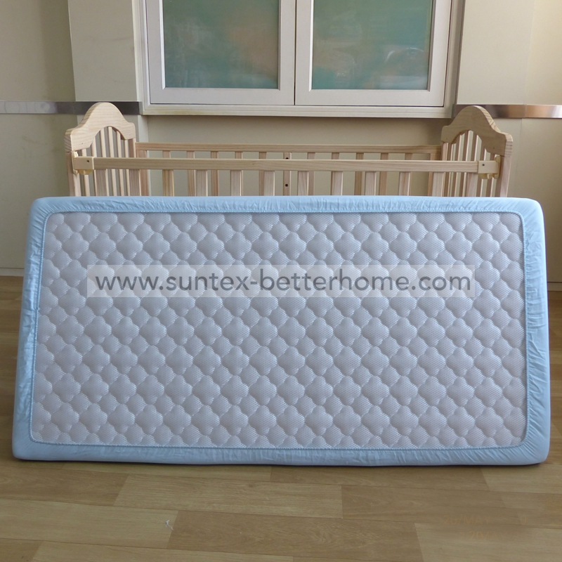 Custom 100% Cotton Muslin Baby Waterproof Fitted Crib Sheet