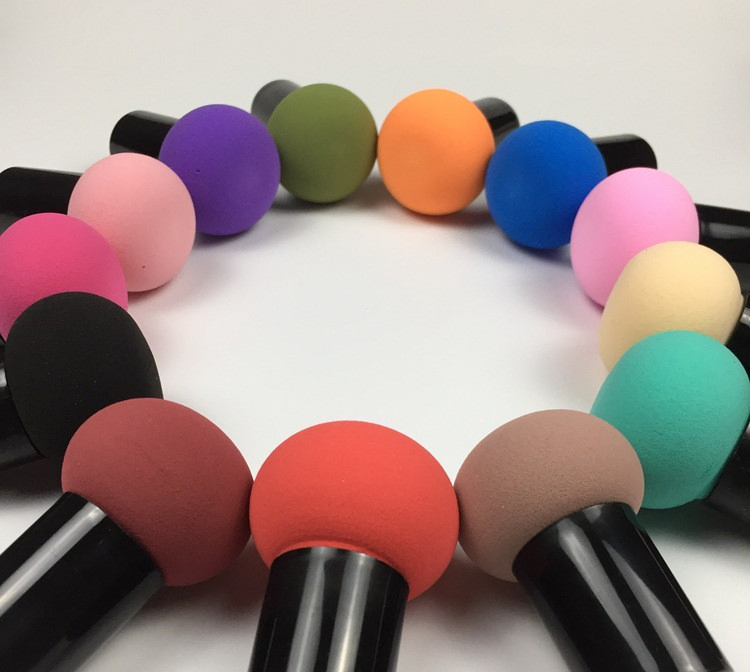 Round Face Mushroom Head Foundation Cosmetic Powder Puff Blender Beauty Dry Makeup Wet Sponge