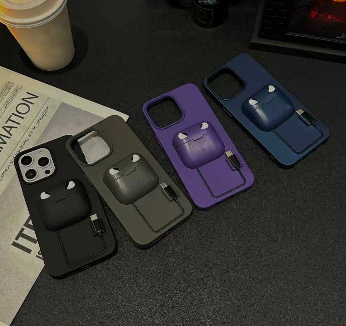 Чехол для iPhone 16 Pro Max с местом для AirPods