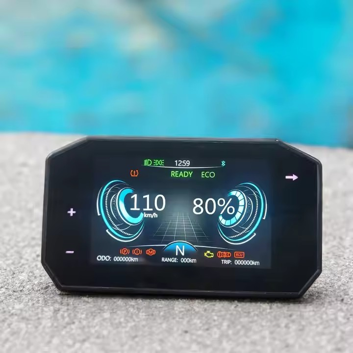 Сенсорный спидометр-навигатор для мотоцикла и электровелосипеда