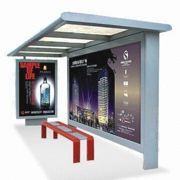 Stainless Steel Bus Stop Shelter (HS-BS-A002)