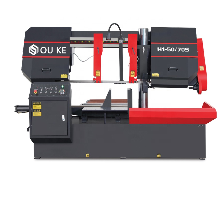 Ленточная пила по металлу автоматическая с PLC и редуктором