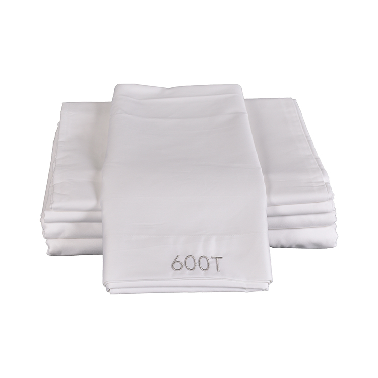 Wholesale Hotel 600t Full Size Fitted Cotton Bed Sheets