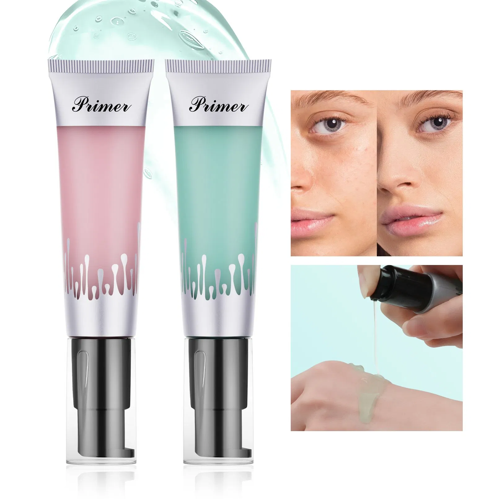 Face Primer Base Custom Private Label Makeup Primer Cream Facial Liquid Makeup Foundation Primer Gel