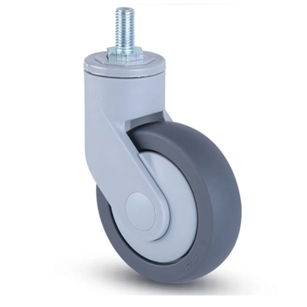 Universal Threaded Stem Brake Medical Caster