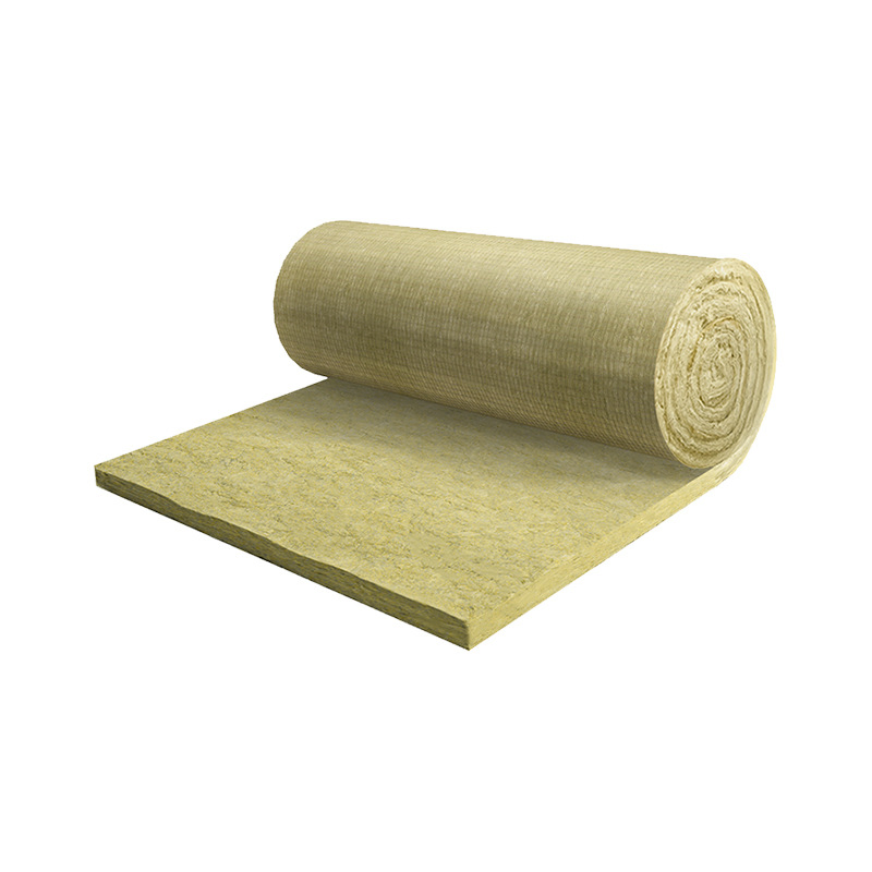 Metal-Meshed Rock Wool Blanket Fireproof Material for Air Condition Pipe