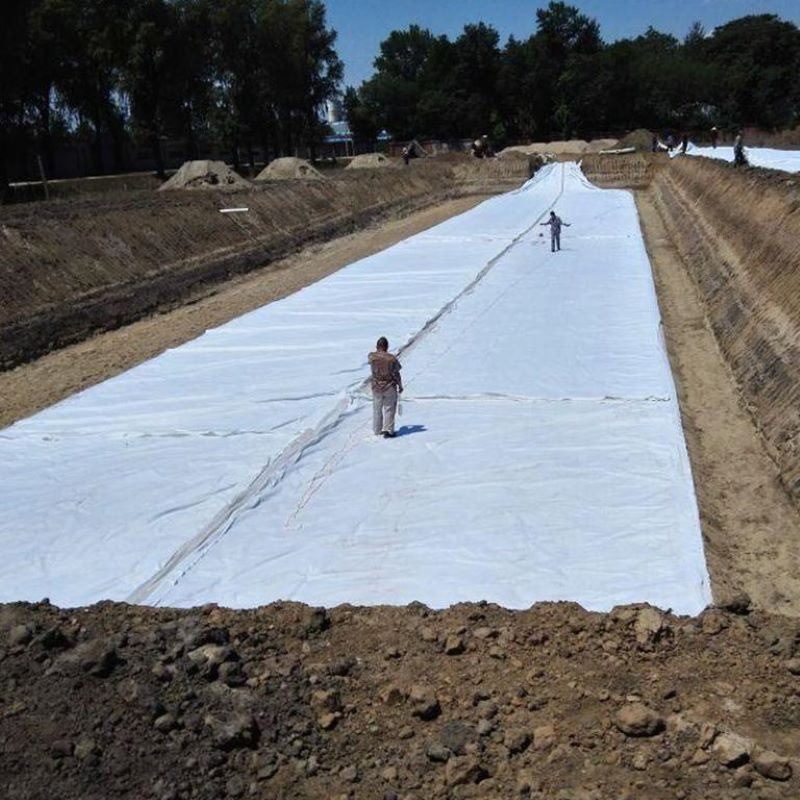 Short Fiber Needle Punched Nonwoven Geotextile for Civil Engineering