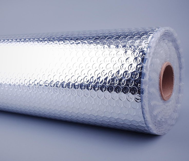 Metallized Pet Laminated Bubble White PE Film as Package or Heat Insulation Materials