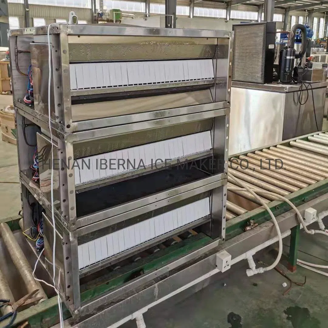 Spray Water Type 250kgs Cube Ice Maker for Food Processing