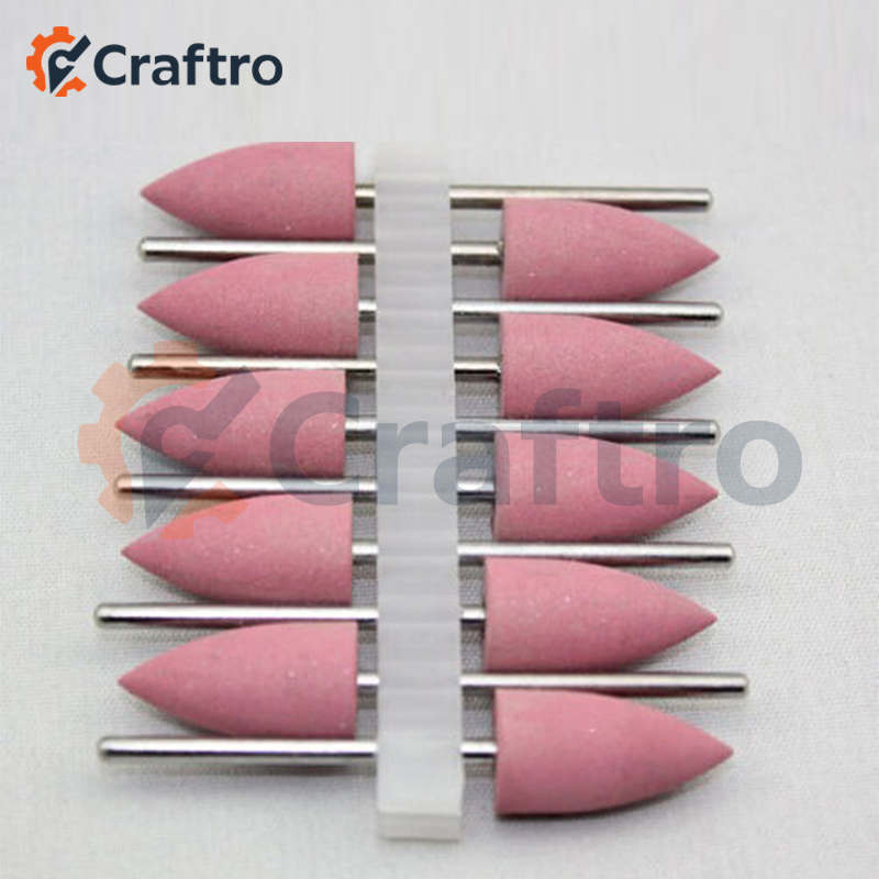 Silicone Rubber Nail Polishing Bits for Gel Residue Removal and Surface Smoothing