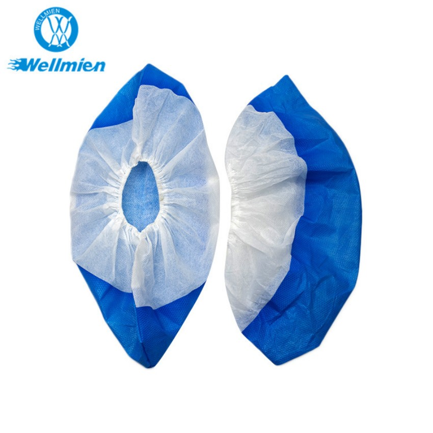 Disposable Industrial-Grade PP+CPE Overshoes Waterproof Non-Slip Protective Shoe Covers