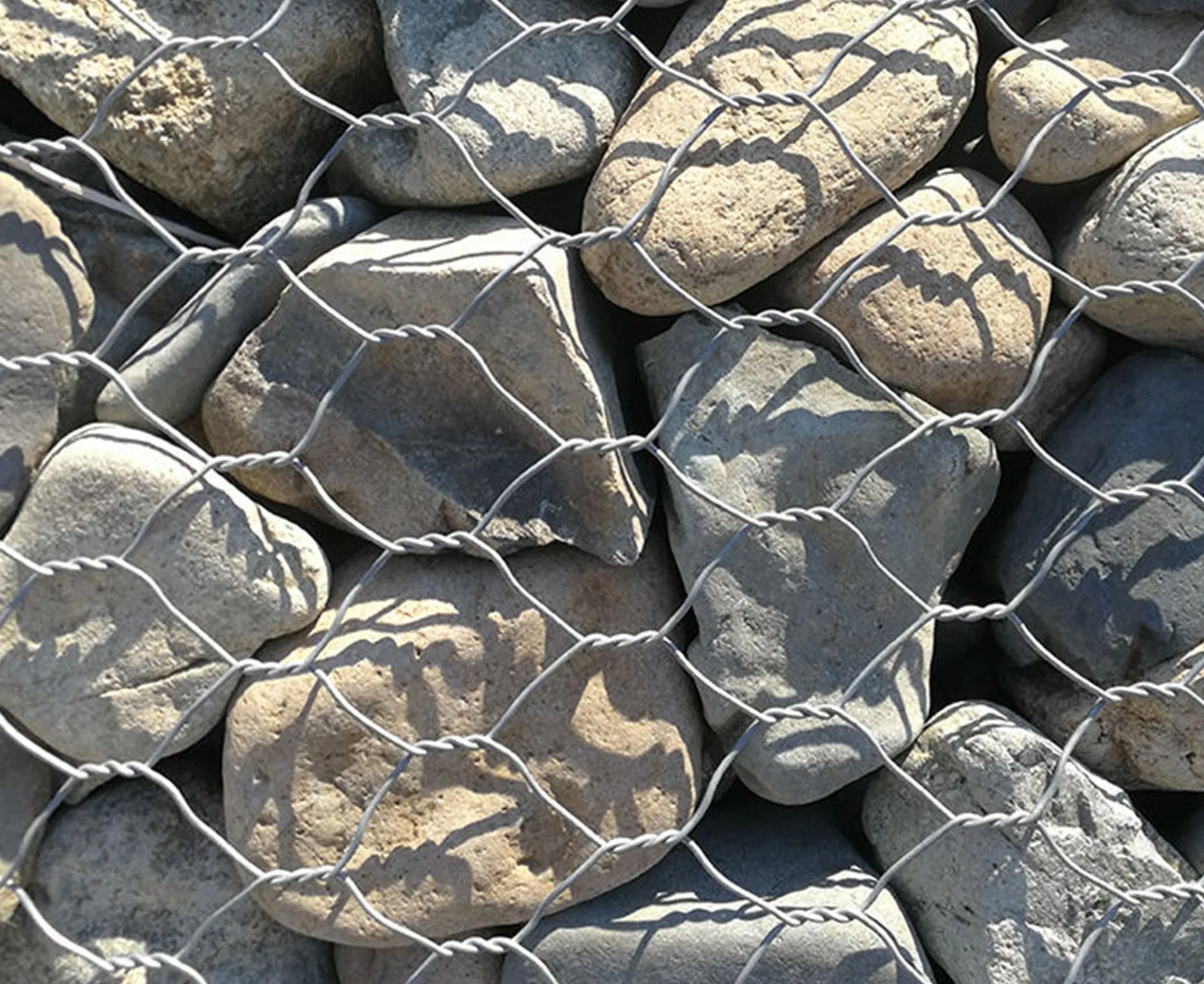 Double Twist Woven Gabion Mattresses for Riverbank Landscape Civil Protection