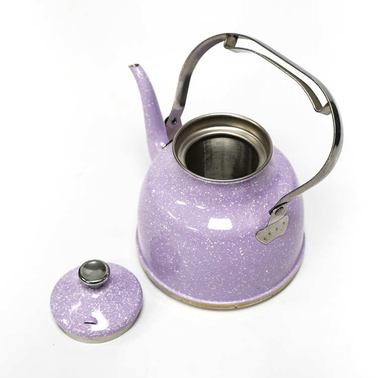 Чайник из нержавеющей стали с цветочным узором, 1.5-2.0 л