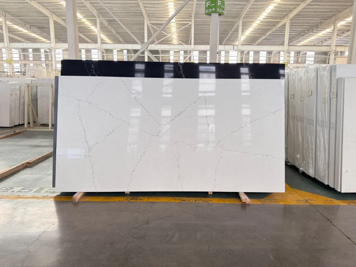 Horizon Quartz Stone Slabs China Factory Wholesale Porcelain Marble Granite