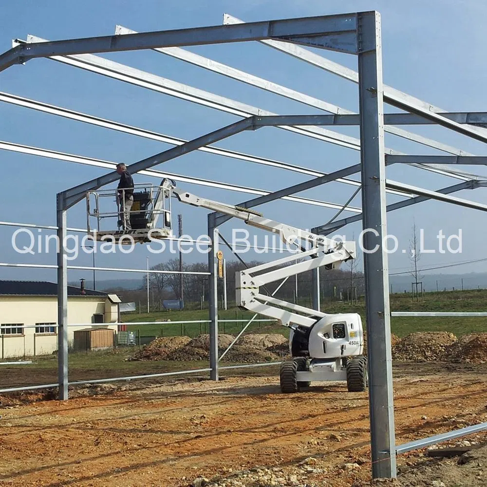 Prefabricated Steel Structure Ub Web Truss Frame Shed Building for Australia