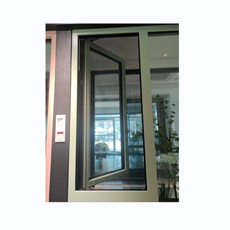 Double Glazed Tempered Glass Tilt and Turn Awning Casement Window with Flyscreen
