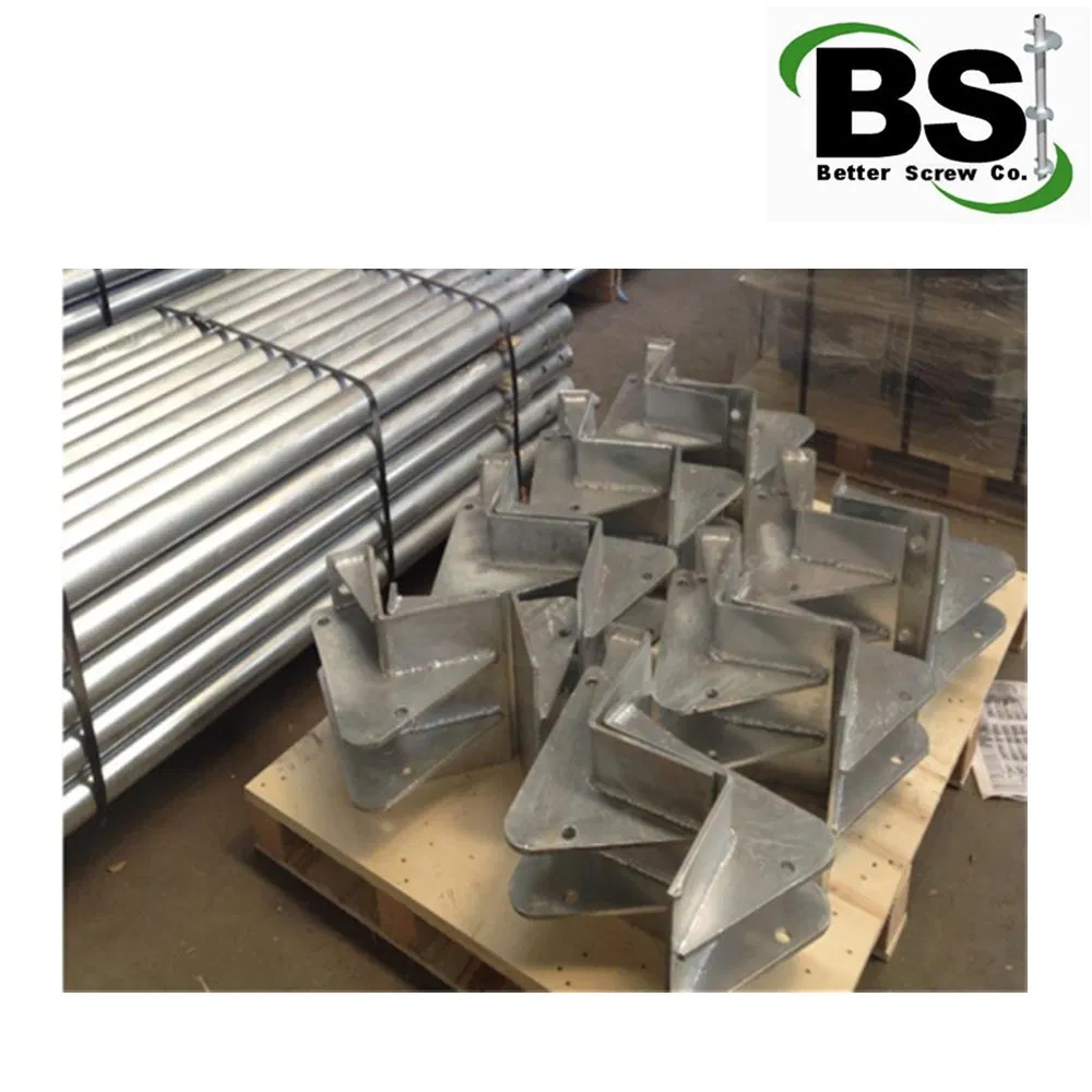 High Tensile Screw Anchor Brackets for Dock and Boathouse Foundations
