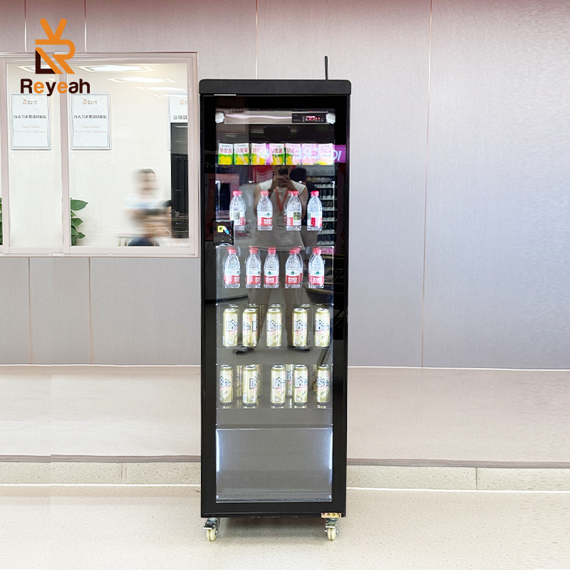 24 Hours Ai Visual Technology Service Smart Fridge Vending Verkaufsautomat with Cooling System Machine