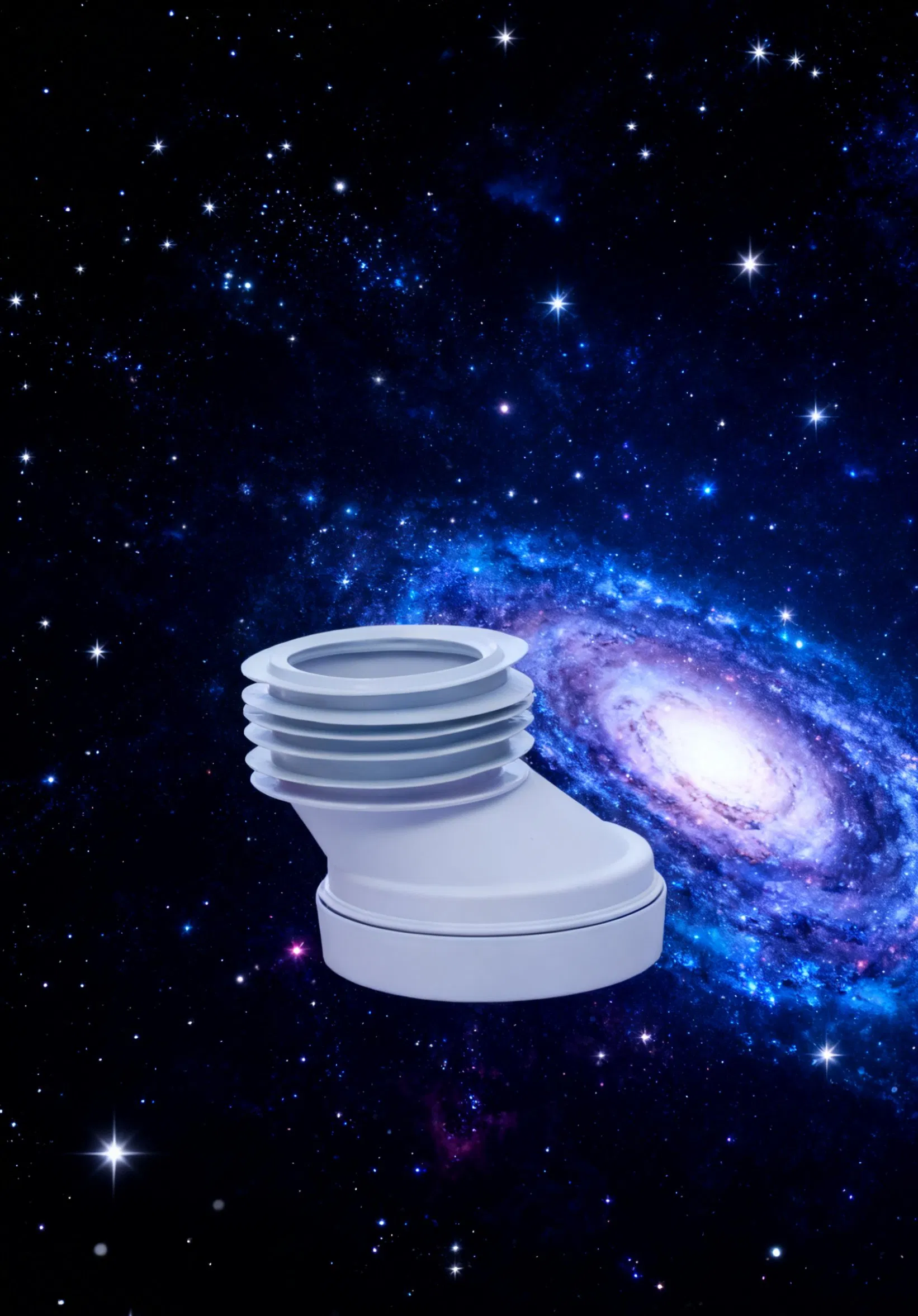 High-Quality White PP Pan Connector - Leak-Proof Durable Plumbing Fitting for Waste Water Pipes