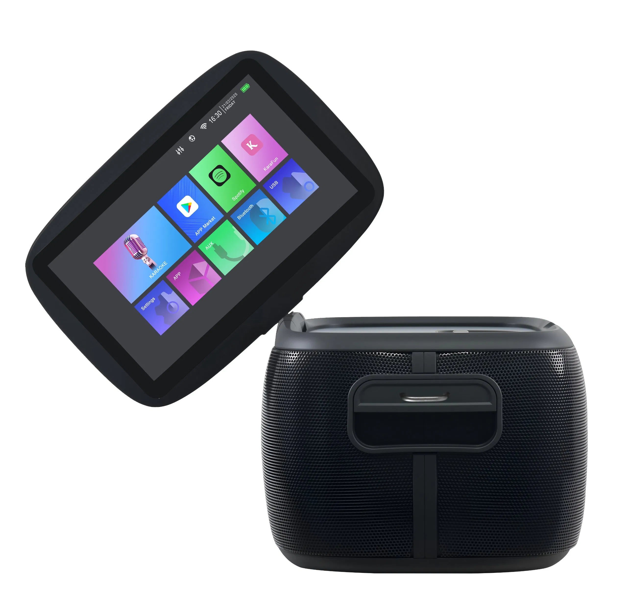 Eden New Product Karaoke Video Speaker Video Player Speaker Karaoke Machine System with Display Screen