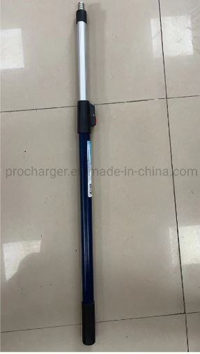 Wholesale 3 Meter 2 Section Dark Blue Fiberglass Extension Pole with Red Button Lock