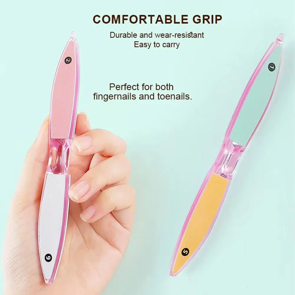 4 Sides Shine Nail Buffer for Nails Art Care Manicure File Tools