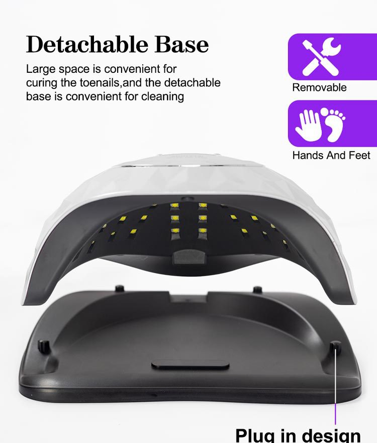 High Quality 268W UV Nail Lamp Manicure Curing Poly Gel Nail Dryer Portable Sun Light Nail Lamp