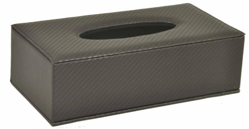 Кожаная коробка для салфеток в отель