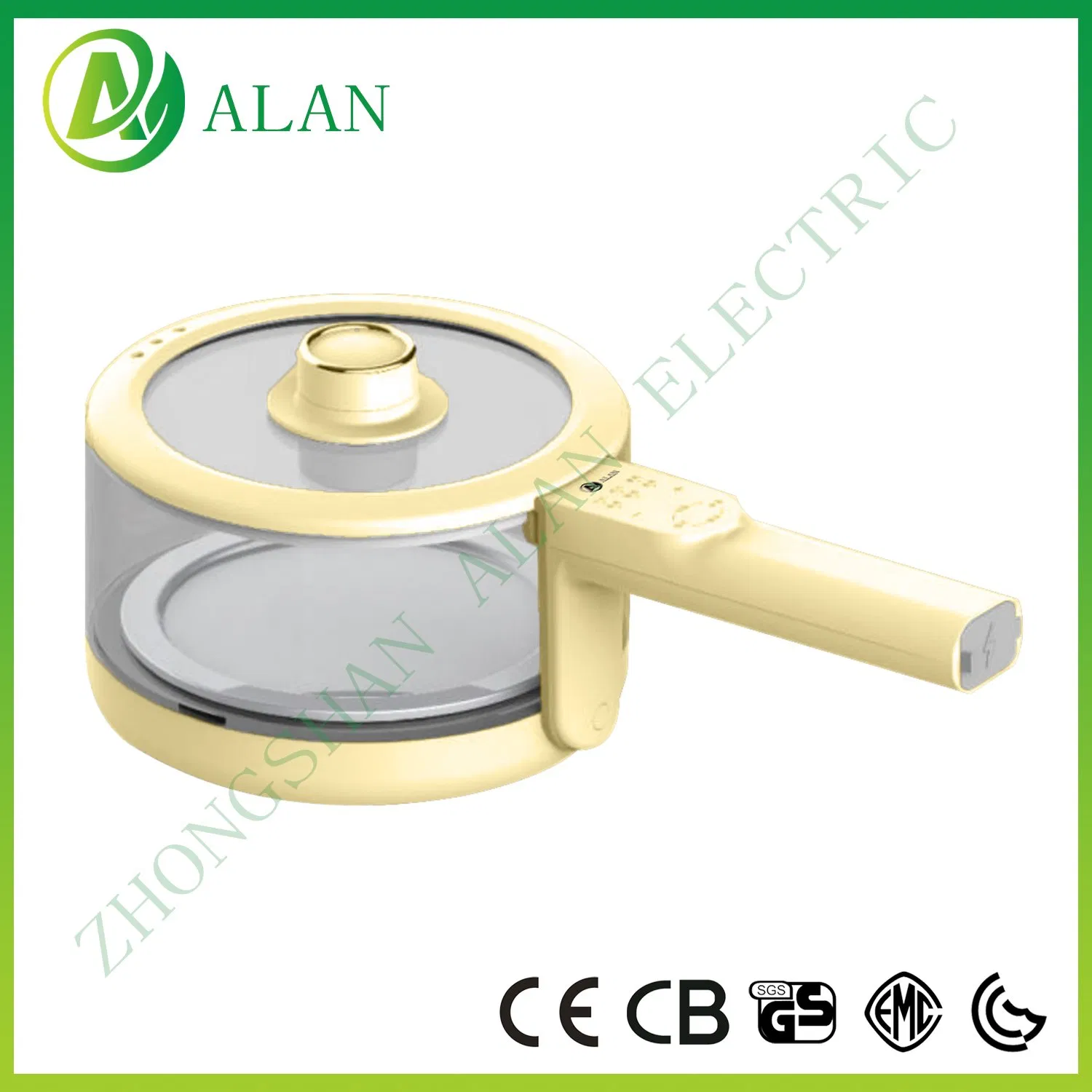 1.6L Portable Multifunction Electric Multi Cooking Electric Hot Pot Cooker Suitable for Noodles/Hotpot/Soup Mini Electric Frying Pan