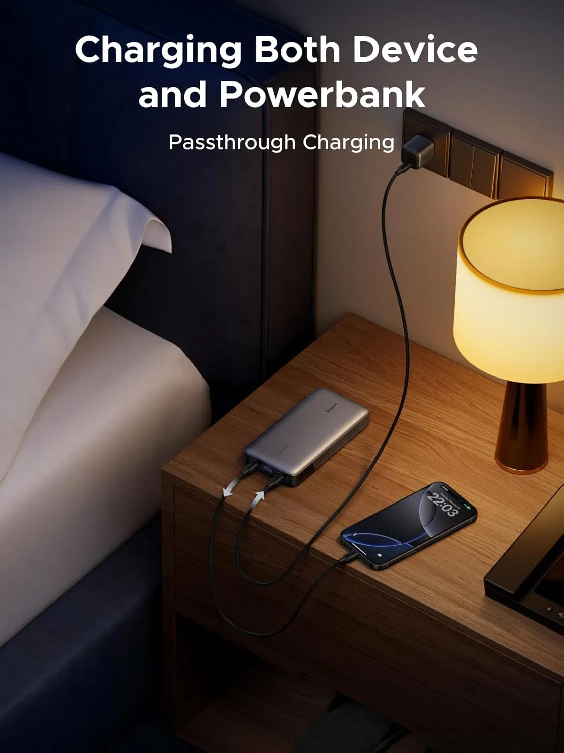 Портативное зарядное устройство Ugreen 25000mAh 145W