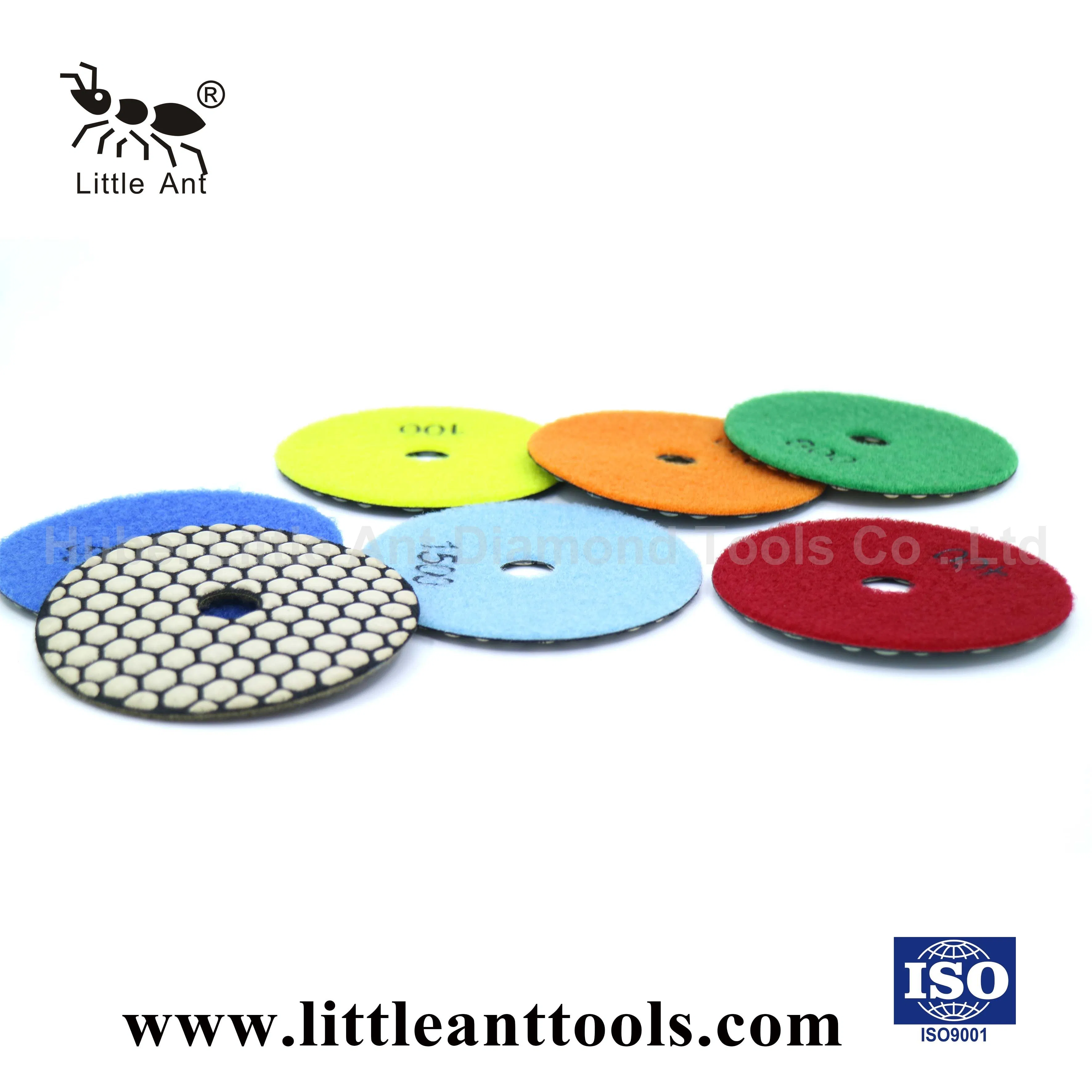 5"/125mm Dry Diamond Resin Polishing Pad Abrasive Tool Grinding Plate for Stone