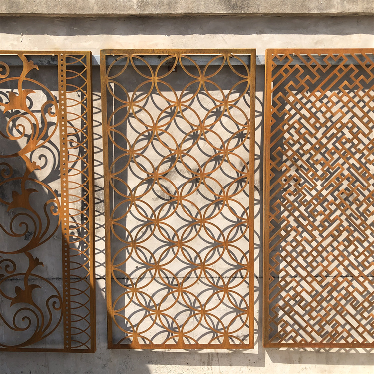 Art Metal Screens Panels Corten Decorative Panels
