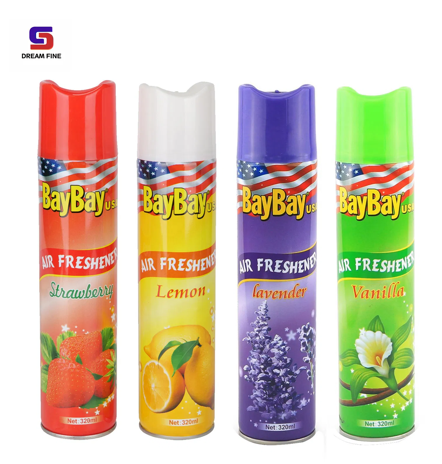 Fresh Air Aerosol Hotel Car Deodorant Spray 320ml
