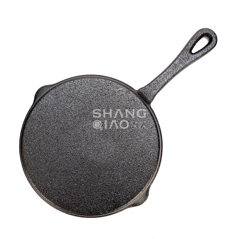 Чугунная сковорода-гриль мини с предварительной прокалкой