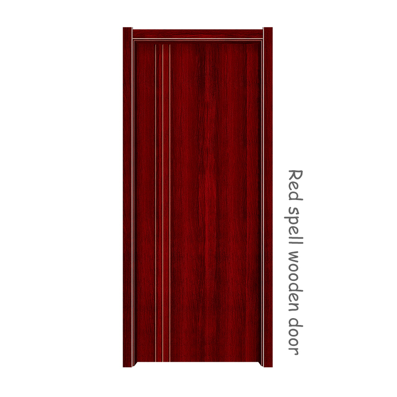 Red Wood Color Door Panel MDF HDF Door Skin 02