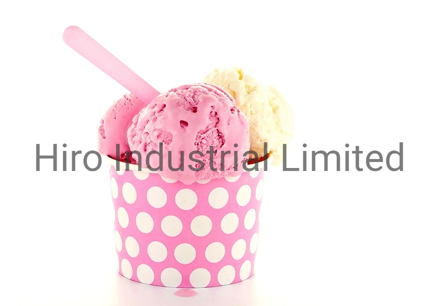 Custom Logo Printing Recycle Disposable Paper Ice Cream Cup Paper Bucket