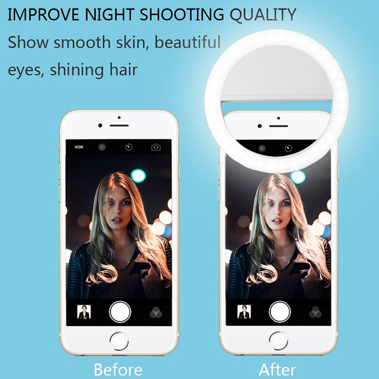 2019 Hot Selling Smart Selfie Ring Light LED for Mobile Phone Light Selfie