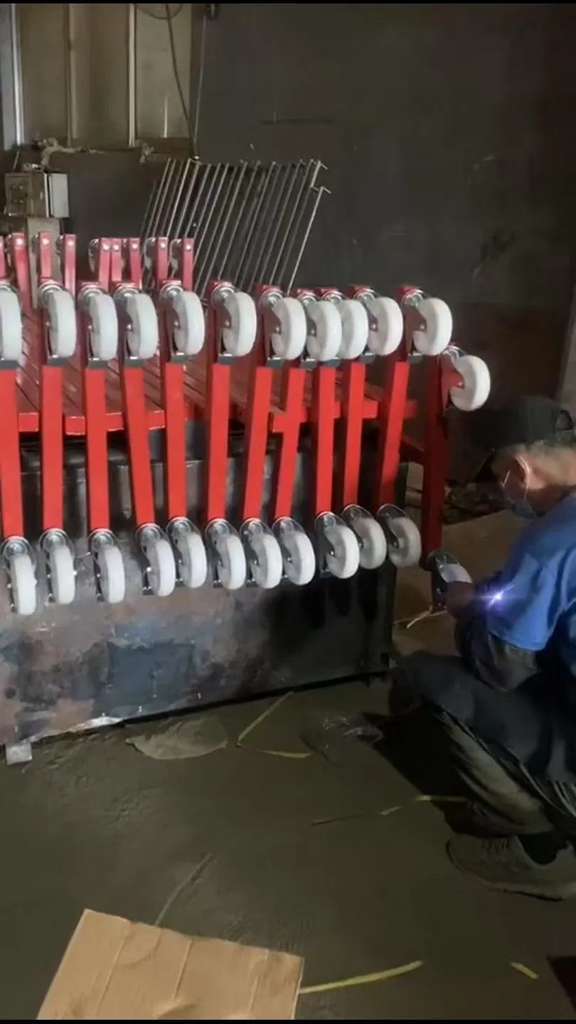 Mobile Haning Clothing Metal Rack Display Clothes Rack with Wheels for Clothes