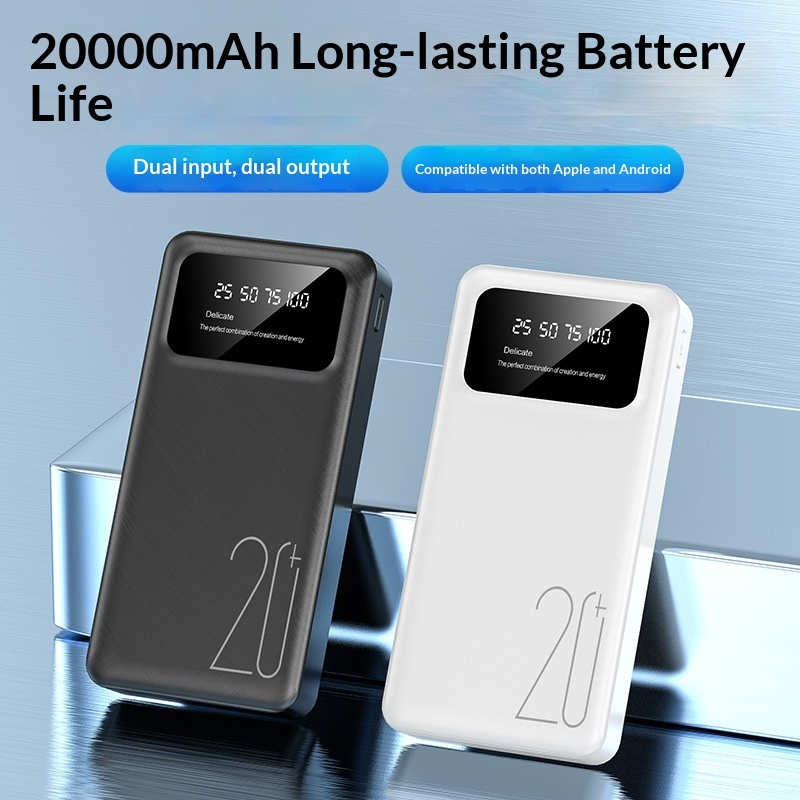 Портативный Power Bank 20000 мАч с быстрой зарядкой