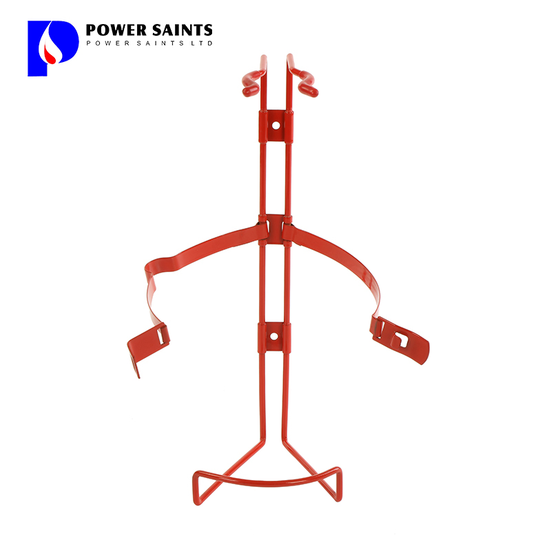 Кронштейн для огнетушителя стальной красный