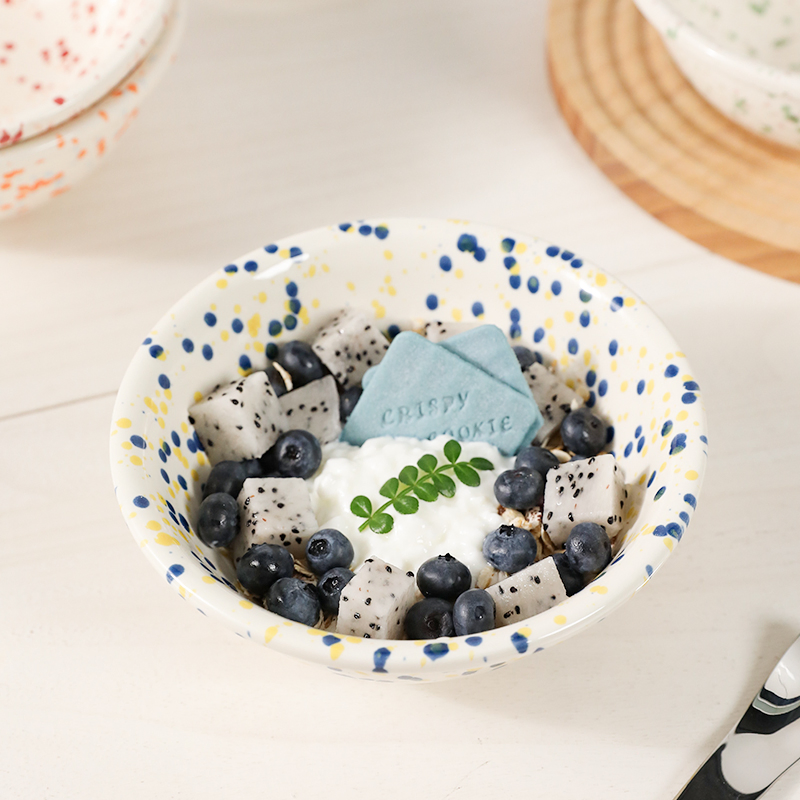 Stylish Ceramic Yogurt Bowl for Serving Delicious Ice Cream Creations