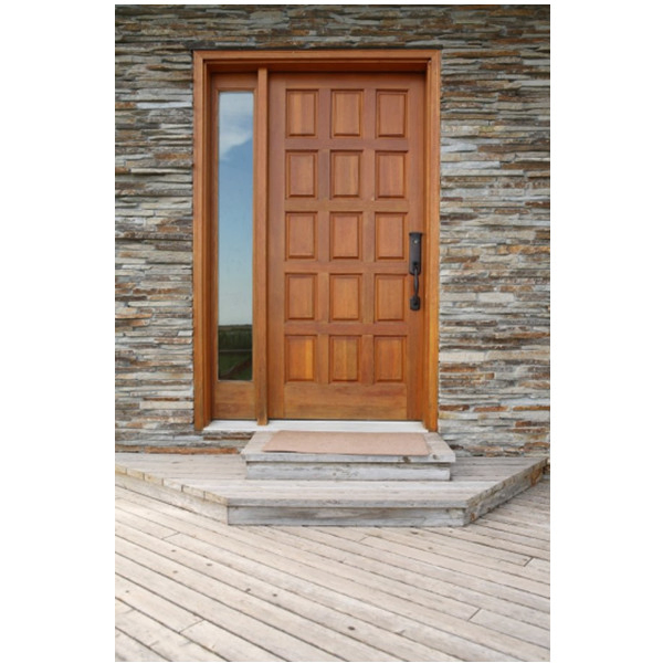 Cbmmart Factory Customized Entry Wood Doors Solid Wood Front Door for Villa