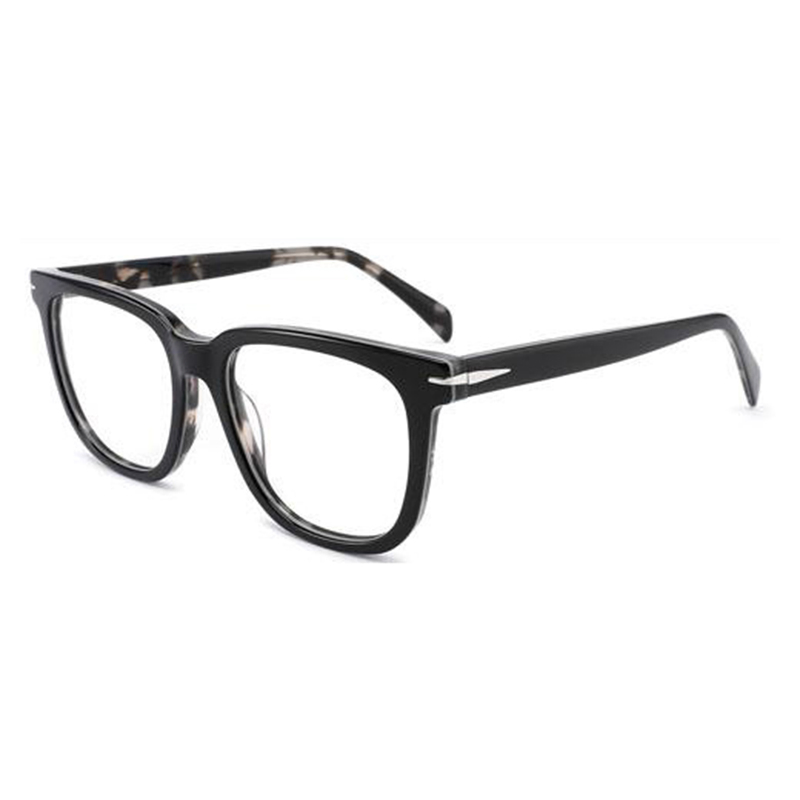 Competitive Spectacle Acetate High Quality Durable Square Men's Style Basis Optical Frames