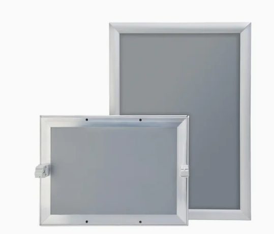 A4 Black/Silver 25mm Standard Mitred Corner Aluminum Snap Poster Frame