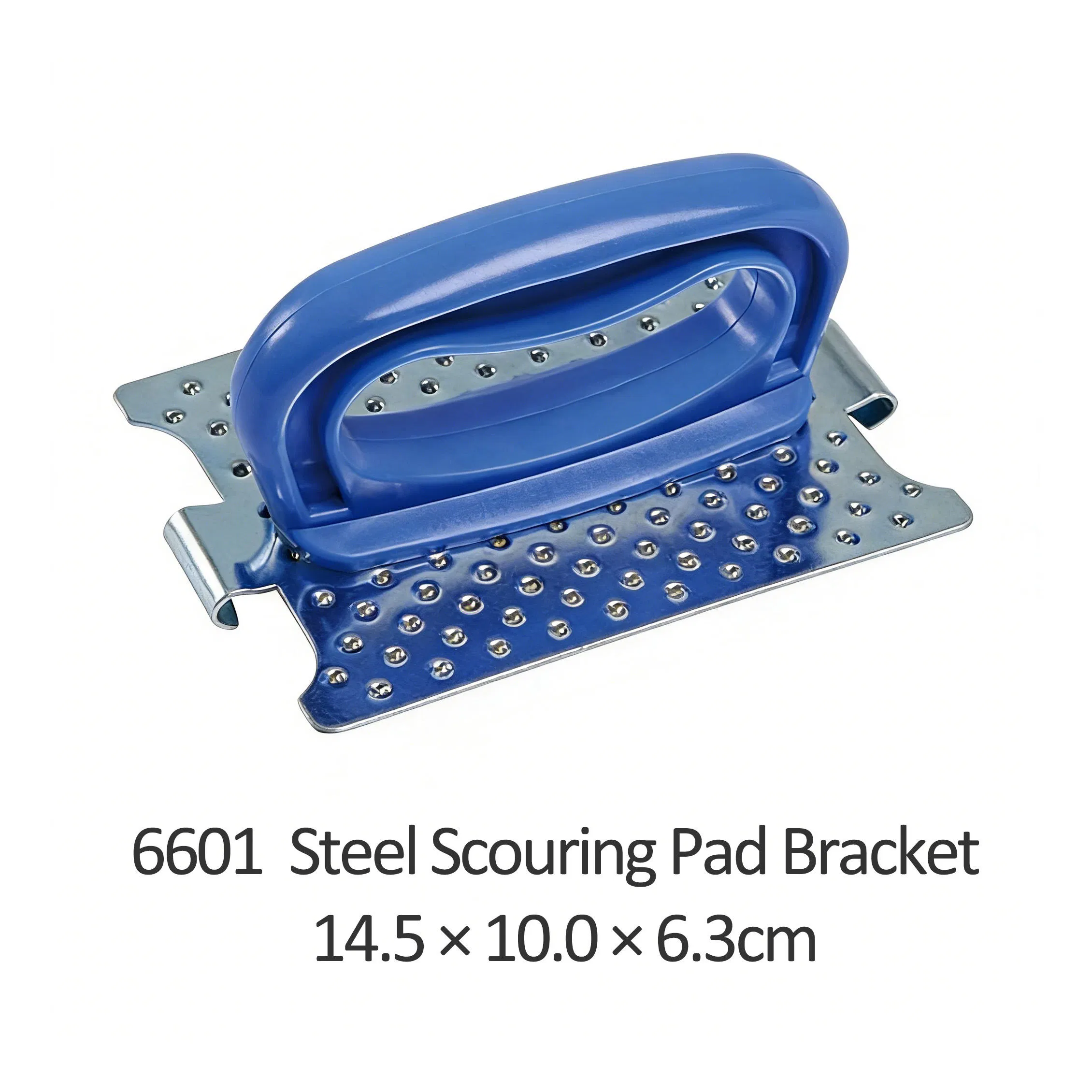 Trust Heavy Duty Scouring Pad Cleaning System with Replaceable Pads and Ergonomic Handle Professional Surface Cleaning Tools