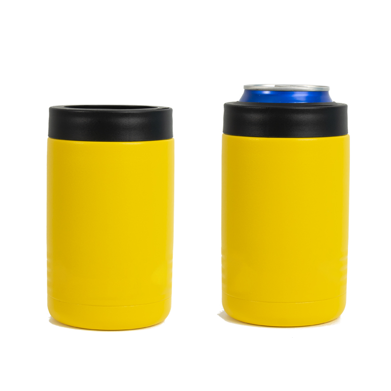 Premium 304 Stainless Steel Double Wall BPA Free Can Cooler for Beer and Skinny Drinks