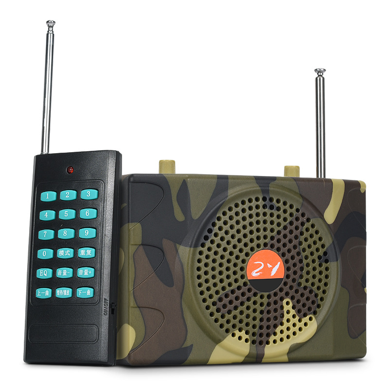 E898 Remote Control Bird Caller TF/FM/Recording Camouflage Amplifier Wireless Bluetooth Speaker